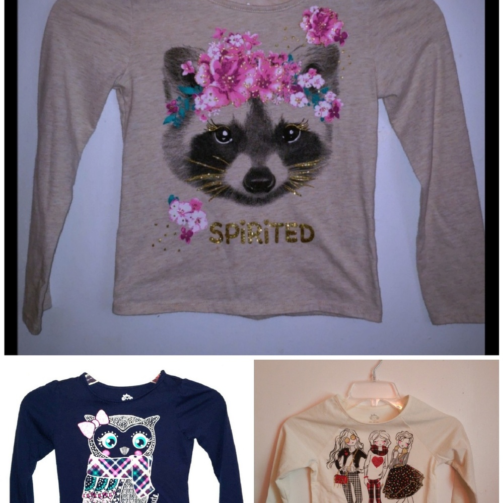 3  - Longsleeve Tee size 5T